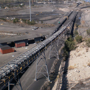 Sabuk konveyor untuk batu kapur besi bijih coke clinker Harga Murah pabrik Cina transportasi kualitas baik coveyor sabuk pengumpan - Product Image 6