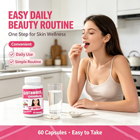 Complément de Soin Naturel pour la Peau Marque Blanche : Capsules de Glutathion Éclaircissantes et Éclatantes à Base de Plantes