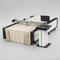 Machine de découpe de tissus multicouches à prix promotionnel pour rideaux zébrés, rideaux occultants et découpe automatique de tapis