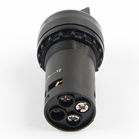 HABOO HBB22-B111 22mm 2 positions 1NO+1NC Commutateur à bouton-poussoir intelligent IP40 250V 5A