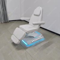 Table de massage électrique pour salon de beauté, 4 moteurs, réglable en hauteur, pour soins du visage, esthétique et extensions de cils