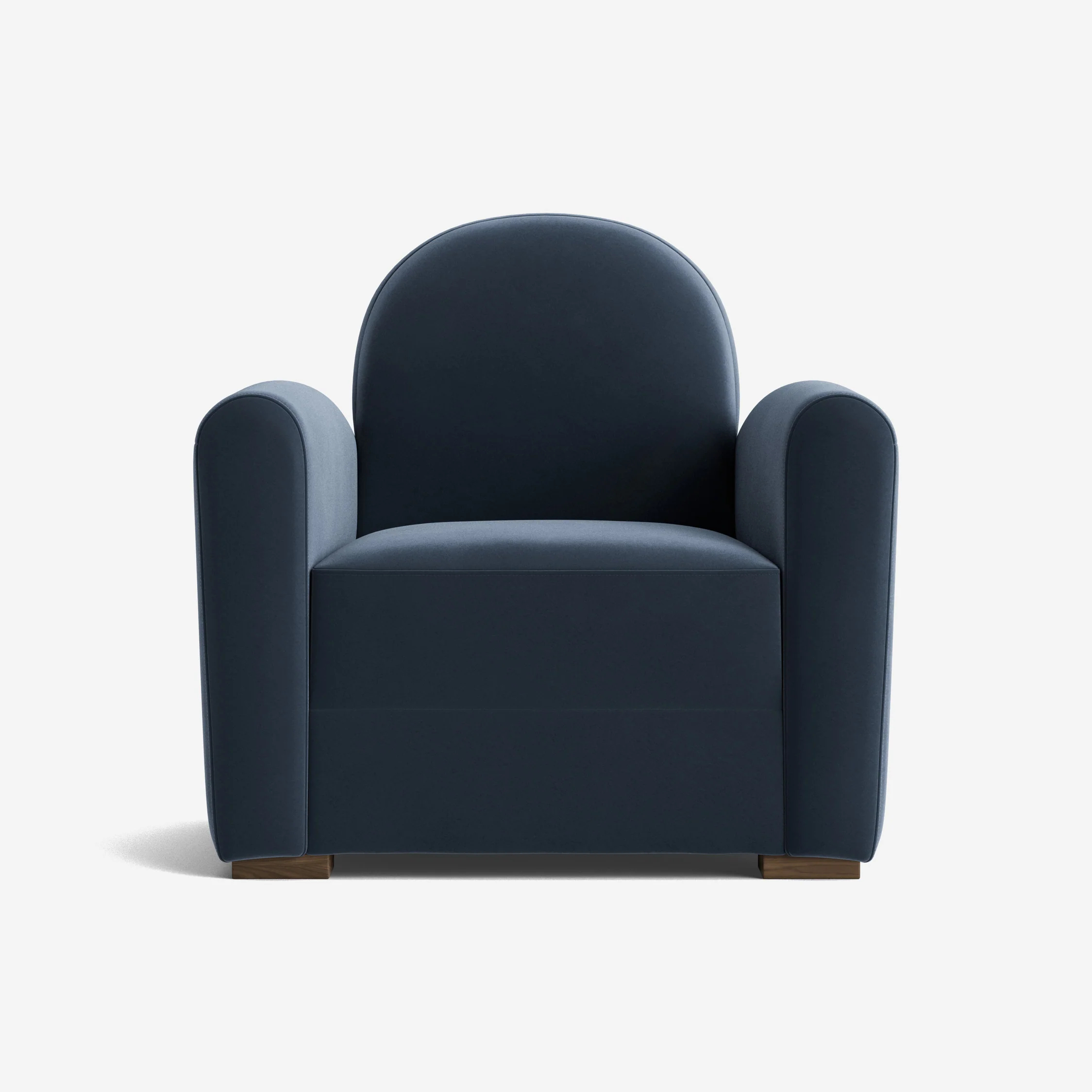 Velluto moderno blu