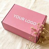 Boîtes d'expédition en carton ondulé mat, pliables, écologiques et recyclables, couleur unie, avec logo personnalisé imprimé, pour parfums d'intérieur portables - Vente en gros