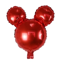 Tête de souris Ballon en aluminium pour fêtes d'enfants Anniversaire Halloween Fête des mères Baby Shower Autres occasions festives