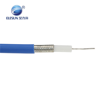 Câble coaxial d'usine ELESUN LX-35-141 d'isolation PTFE semi-flexible haute température
