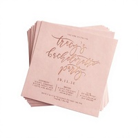 Cartes de visite haut de gamme créatives en papier spécial 600g, coton rose italien, estampage à chaud à bords dorés, gaufrage, modèle Guangzhou