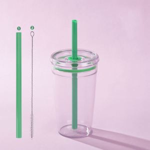 Vaso Tritan Ligero a Prueba de Fugas con Pajita para la Escuela, el Campus y el Dormitorio, Venta al Por Mayor - Product Image 2