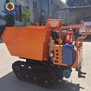 Chargeur de jardin de 1000 kg, <span class=keywords><strong>brouette</strong></span> motorisée, mini chargeur sur chenilles, moteur principal, pompe, boîte de vitesses, hydraulique, auto-déchargement - Product Image 3