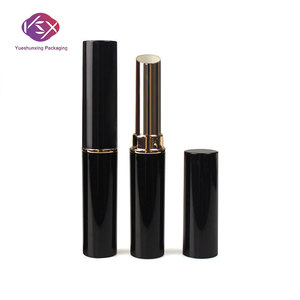 Yueshunxing xếch mở màu đen mỏng dài rỗng Son môi Ống Chapstick Ống Son dưỡng môi ống rỗng Son môi <span class=keywords><strong>container</strong></span> - Product Image 1