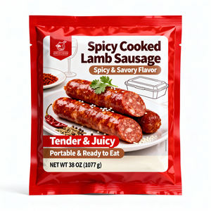 Bolsa Retortable Personalizada con Impresión en Huecograbado, de Alta Barrera, Sellado al Vacío, Resistente al Calor, para Envasado de Salchichas de Cerdo Especiadas - Product Image 2