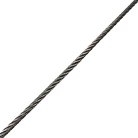 Edelstahlseil SS 316, 10mm Drahtseil, 304 Edelstahl 7x7 7x19, Maßgefertigtes Glattes 304 Drahtseil zum Aufhängen von Wasserpumpen