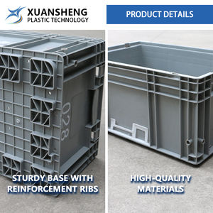 Сверхпрочные пластиковые ящики NEXARA 600-280 штабелируемые различные размеры для логистических сценариев 600-280 штабелируемые сверхпрочные ящики - Product Image 3