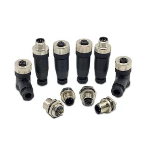 Wbo Standaard Ronde Connectoren Mannelijke Vrouwelijke Cirkelvormige M8 Connectoren Ip67 Waterdichte M8 Paneel Connector