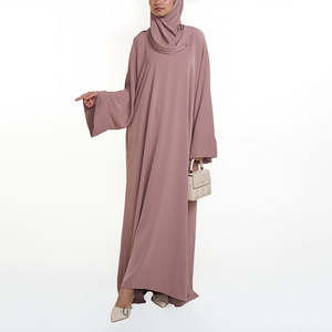 strapless open back dress Hijab Set main image 1