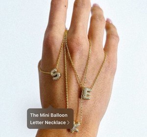 Thời trang mới A-Z Mặt dây chuyền nhỏ lớp vòng <span class=keywords><strong>c</strong></span>ổ với tên viết tắt ban đầu thư Mặt dây chuyền vòng <span class=keywords><strong>c</strong></span>ổ - Product Image 2