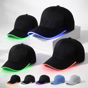 Gorra Trucker con Impresión Personalizada, Gorra de Béisbol de Algodón con Cierre a Presión, Gorra Luminosa con Luces LED Intermitentes - Product Image 1