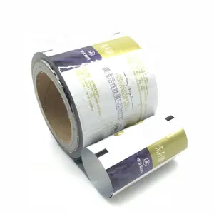 Feuille d'aluminium de qualité alimentaire Film alimentaire étirable fabricants emballage de scellage Sauce emballage rouleau sacs pochette Mylar