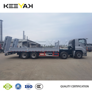 Nouveau Isuzu Trucks Giga Eure 6 Camions de transport de machines à double <span class=keywords><strong>pont</strong></span> arrière Camion de cargaison à <span class=keywords><strong>lit</strong></span> bas Prix bon marché pour le transport de charges - Product Image 6