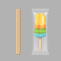 Sacs d'emballage transparents thermoscellables pour sucettes glacées et bâtonnets de glace DIY