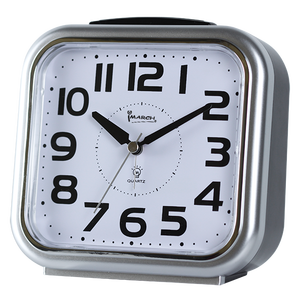 IMSH BM12401-SV Bảng Đồng Hồ Báo Thức Im Lặng Bàn Dễ Dàng Đọc Analog Đồng Hồ Báo Thức Wecker Despertadora Vuông Thạch Anh Đồng Hồ Báo Thức - Product Image 2