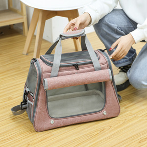 Breathable <b>cat</b> bag/<b>backpack</b>/portable <b>cat</b> carrier/dog crossbody bag/handbag/space bag - Product Image 1