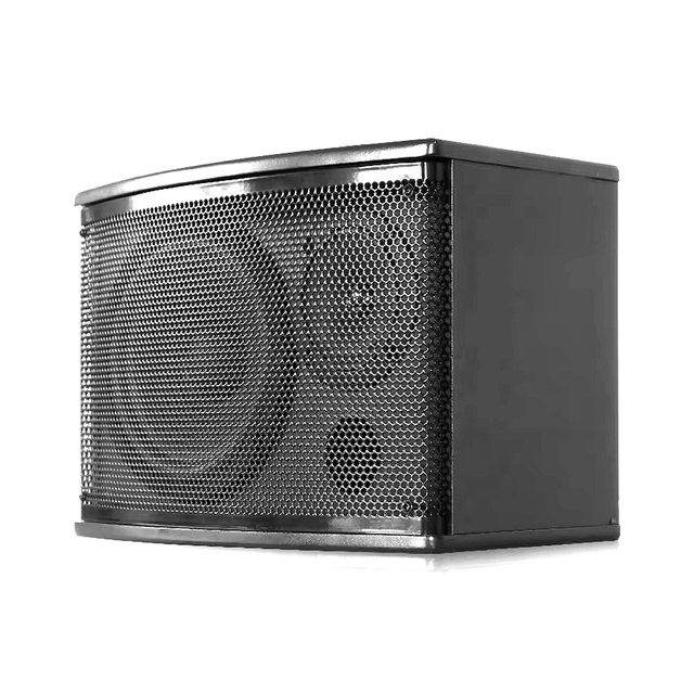 60W Professional High Power Stereo Passive Floor Standing Sound Speaker 6.5" Metal Alloy Loudspeaker for Meeting