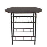 Ensemble de table à manger Meubles de salle à manger de luxe Meubles de cuisine pour la maison Table de cuisine moderne en acier inoxydable Table nordique à panneau