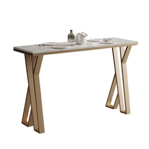 Mesas y Sillas de <span class=keywords><strong>Bar</strong></span> de Estilo Nórdico, Modernas y de Lujo, con Tablero de Roca, Mesas y Sillas de <span class=keywords><strong>Bar</strong></span> para Restaurante, Cafetería, Mesa Alta - Product Image 5