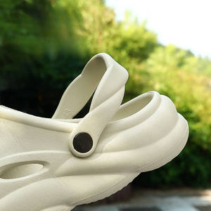 गर्म ग्रीष्मकालीन समुद्र तट जूते पुरुषों महिलाओं को सांस लेने योग्य आराम फैशन प्रवृत्ति एवा क्लोज बोउ ठोस रंग गोल पैर पैर के बगीचे - Product Image 2