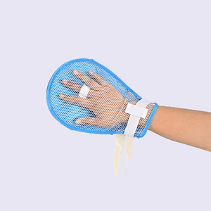 Gants de sécurité anti-traction en maille respirante pour patients alités, sangles de poignet, couverture complète, usage général - Product Image 1