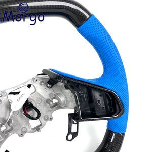 Volant sport en fibre de carbone amélioré pour <span class=keywords><strong>Chevrolet</strong></span> <span class=keywords><strong>Corvette</strong></span> C8 2020 2021 <span class=keywords><strong>2022</strong></span> 2023 2024, accessoires intérieurs de voiture - Product Image 5
