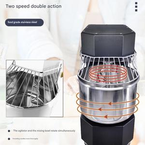 Machine à pétrir la pâte en spirale, mélangeur à pâte électrique industriel <span class=keywords><strong>pour</strong></span> la production <span class=keywords><strong>de</strong></span> pâte à <span class=keywords><strong>pain</strong></span> et à pizza - Product Image 5
