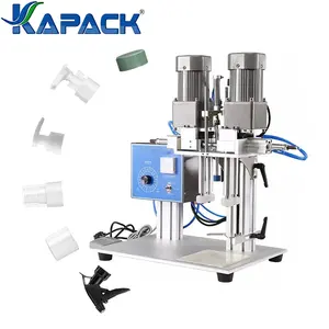 KAPACK Tabletop Four-wheel Capping Machine Duckbill Cap Spray Bottles Plastic Bottle sealer Manufacturer direct sales