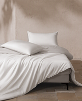 Ensemble de literie de luxe personnalisé en Tencel Lyocell 4 pièces, anti-rides, hypoallergénique, ensemble de draps rafraîchissants pour l'été