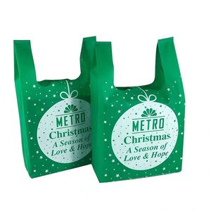 Bolsa de Compras Promocional Biodegradable y Económica, Bolsa de Tela Tipo Camiseta para Supermercado - Product Image 2