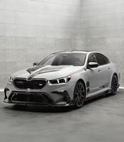 Kit carrosserie à clipser en fibre de carbone sèche pour BMW M5 G90, amélioration BMW M5 G90 avec lèvre avant, diffuseur, spoiler, jupes latérales et capot
