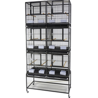 Nouvelle conception Grande cage à oiseaux Cage de transport pour canaris en acier inoxydable Cage à pigeons Cage à perroquets Cage de reproduction Volière Jaulas Para Pajaros Cage à oiseaux