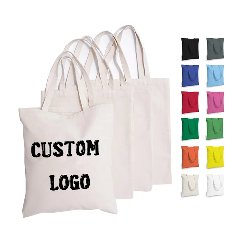 Toptan baskı pamuk omuz çantaları boş % bez alışveriş çantası taşınabilir pamuk tuval özel Logo ile alışveriş çantası