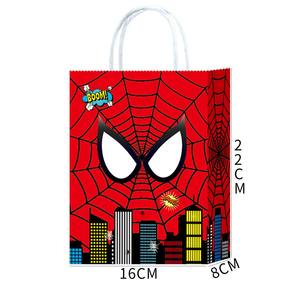 Sac en papier kraft sur le thème <span class=keywords><strong>Spider</strong></span> <span class=keywords><strong>Man</strong></span> pour cadeaux de Noël - Product Image 5