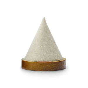 Soporte de exhibición de joyería de escritorio de madera de lujo elegante receptor de cono y soporte de collar para escaparate de tienda accesorio Premium - Product Image 5