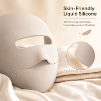 Masque facial sans fil en silicone personnalisé pour la thérapie par lumière rouge LED, masque de beauté pour le visage, thérapie par lumière 4D
