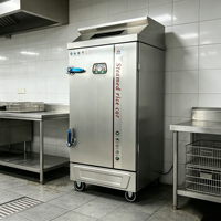 Armoire de cuisson à vapeur au gaz pour riz, en acier inoxydable 304, grande capacité, équipement de cuisine pour hôtels, restaurants et buffets