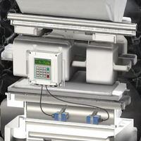 Compteur de débit d'eau numérique intelligent en acier inoxydable à ultrasons 4-20mA RS485 Modbus OEM personnalisable pour applications murales
