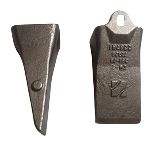 Legierter Stahl Mini bagger Schaufel zähne Strap azier fähige Baumaschinen Ersatzteile mit flachen Zähnen für Berg arbeiten - Product Image 3