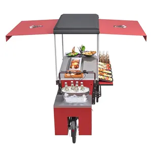 Hot Dog Shop Fahrrad BBQ Fahrrad Grill Fahrrad Dreirad Zum Verkauf