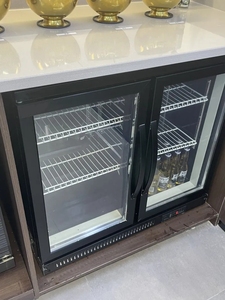 Exhibidor Refrigerado para Bebidas, Vino y Cerveza, Refrigerador para Supermercados, Bebidas, Frutas, Enfriado por Aire, Sin <span class=keywords><strong>Escarcha</strong></span>, Congelador de Triple Puerta para <span class=keywords><strong>Bar</strong></span> - Product Image 3