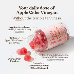 Gummies personnalisées à haute teneur en protéines, céto, amincissantes, biologiques, à base d'ashwagandha 1000 mg, pour la perte de poids, au vinaigre de cidre de pomme, pour la santé - Product Image 2
