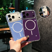 Coque magnétique transparente en acrylique personnalisable, nouvelle collection, couleurs tendance, pour iPhone 18 17 16 Pro Max Air, fine, antichoc, transparente