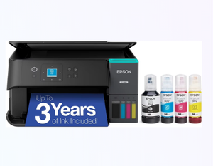 Imprimante couleur tout-en-un sans fil Epson EcoTank ET-2980 avec réservoirs d'encre rechargeables jusqu'à 3 ans - Product Image 1