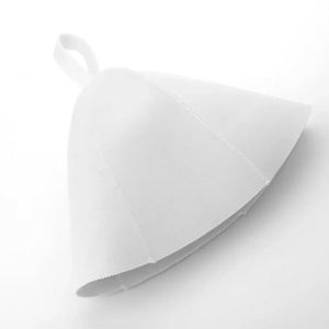 Chapeau de sauna en feutre anti-chaleur, bonnet de douche épaissi avec serviette turban à séchage rapide, accessoire de salle de bain réutilisable - Product Image 6